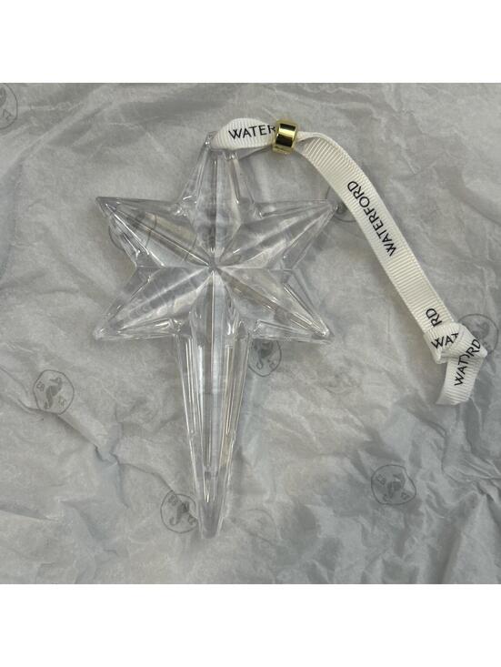 $110 WATERFORD 1077826 SNOWSTAR Crystal Ornament 2025 NIB main image 5